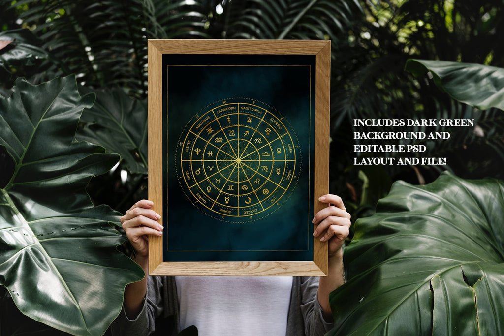Astrology Vector Set & Birth Chart — Full Product