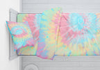 Digital Tie-Dye Spiral Backgrounds, Vol. 2, Set of 8