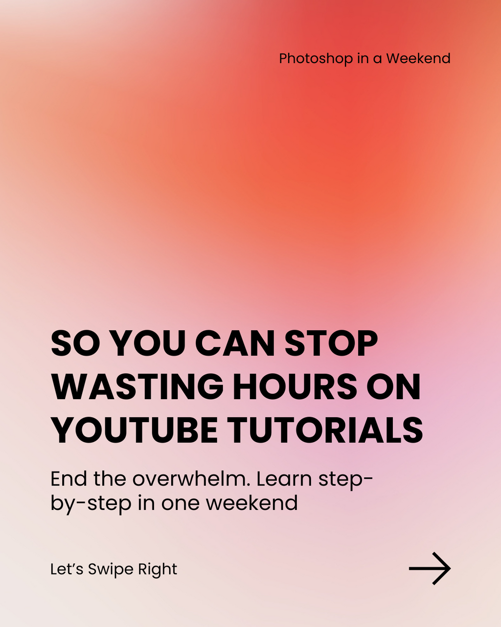 Photoshop in a Weekend
