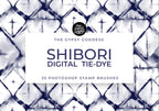 Shibori Photoshop Brushes — 35 Stamp Shapes (.abr)